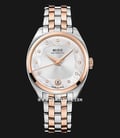 MIDO Belluna II M024.307.22.116.00 Royal Lady Mother Of Pearl Dial Dual Tone Stainless Steel Strap-0