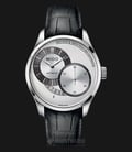 Mido M024.444.16.031.00 Belluna Heures&Minutes Decentrees Automatic Silver Dial Black Leather Strap-0