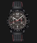 Mido M025.627.36.061.00 Multifort Chronograph Automatic Grey Dial Black Leather Strap-0