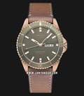MIDO Ocean Star M026.430.36.091.00 Automatic Man Green Dial Brown Leather Strap-0