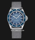 MIDO Ocean Star M026.807.11.041.01 Tribute Blue Dial Mesh Strap Special Edition + Extra Strap-0