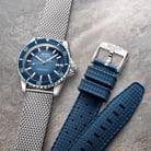 MIDO Ocean Star M026.807.11.041.01 Tribute Blue Dial Mesh Strap Special Edition + Extra Strap-7