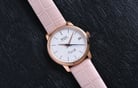 MIDO Baroncelli III M027.207.36.010.00 Heritage Lady White Dial Pink Leather Strap-4