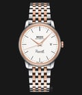 Mido Baroncelli III Heritage M027.407.22.010.00 Automatic White Dial Dual Tone Stainless Steel Strap-0
