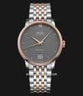 Mido M027.426.22.088.00 Baroncelli Big Date Automatic Grey Dial Dual Tone Stainless Steel Strap-0