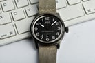 MIDO Multifort M032.607.36.050.00 Automatic Black Dial Grey Leather Strap-6