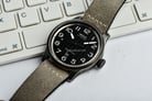 MIDO Multifort M032.607.36.050.00 Automatic Black Dial Grey Leather Strap-8