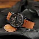 MIDO Multifort M032.607.36.050.99 Automatic Black Dial Tan Leather Strap-3