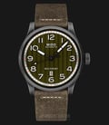 MIDO Multifort M032.607.36.090.00 Automatic Green Olive Dial Khaki Leather Strap-0