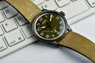 MIDO Multifort M032.607.36.090.00 Automatic Green Olive Dial Khaki Leather Strap-6