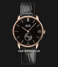 MIDO Baroncelli II M037.405.36.050.00 Mechanical Black Dial Black Leather Strap LIMITED EDITION-0