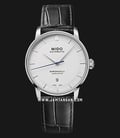 MIDO Baroncelli M037.407.16.261.00 20th Anniversary Ivory Dial Black Leather Strap LIMITED EDITION-0
