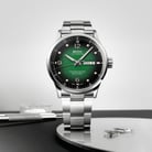 MIDO Multifort M M038.431.11.097.00 Automatic Chronometer Green Dial Stainless Steel Strap-3
