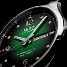 MIDO Multifort M M038.431.11.097.00 Automatic Chronometer Green Dial Stainless Steel Strap-6
