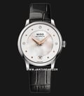 MIDO Baroncelli M039.207.16.106.00 Lady Day & Night Automatic MOP Dial Black Leather Strap-0