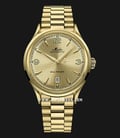 MIDO Multifort Powerwind M040.407.33.027.00 Champagne Dial Yellow Gold Stainless Steel Strap-0