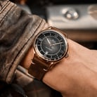 MIDO Multifort M040.407.36.060.00 Patrimony Automatic Black Dial Dark Brown Patina Leather Strap-3