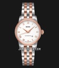 MIDO Baroncelli M7600.9.N6.1 Automatic White Dial Dual Tone Stainless Steel Strap-0