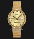 MIDO Commander M8429.3.22.13 1959 Automatic Gold Dial Gold Mesh Strap-0