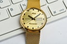 MIDO Commander M8429.3.22.13 1959 Automatic Gold Dial Gold Mesh Strap-4