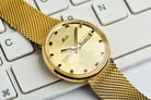 MIDO Commander M8429.3.22.13 1959 Automatic Gold Dial Gold Mesh Strap-5