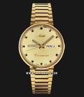 Mido Commander M8429.3.22.23 1959 Automatic Gold Dial Gold Stainless Steel Strap-0