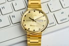 Mido Commander M8429.3.22.23 1959 Automatic Gold Dial Gold Stainless Steel Strap-3