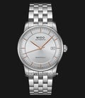 MIDO Baroncelli M8600.4.10.1 Automatic Silver Dial Stainless Steel Strap-0