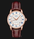 Mido M8600.2.21.8 Baroncelli II Automatic Silver Dial Brown Leather Strap-0