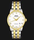 Mido M8600.9.26.1 Baroncelli II Automatic White Dial Dual Tone Stainless Steel Strap-0
