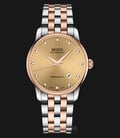 Mido M8600.9.67.1 Baroncelli II Automatic Tan Dial Dual Tone Stainless Steel Strap-0