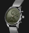 MVMT Voyager 28000191-D Classic Dual Time Green Dial Mesh Strap-1