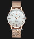 MVMT Boulevard D-MB01-RGPL Mother Of Pearl Dial Rose Gold Mesh Stainless Steel Strap-0