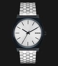 NIXON A0451849 Time Teller Silver Dial Black Stainless Steel Strap Watch-0