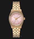 NIXON A3992360 Small Time Teller Pink Dial Rosegold Stainless Steel-0