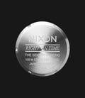 NIXON A4051888 Sentry Chrono Silver Dial Brown Leather Strap-3