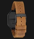NIXON A944712 Re-Run Black Dial Brown Leather Strap-2