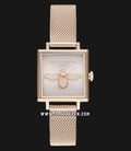 Olivia Burton OB16AM164 3D Bee Square Blush Sunray Dial Rose Gold Stainless Steel-0