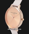 Olivia Burton OB16BD110 Sunray Dial Blossom Ladies Rose Gold Sunray Dial Light Pink Leather Strap-1
