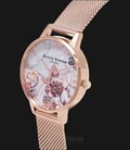 Olivia Burton OB16CS06 Marble Floral Ladies MultiColor Dial Rose Gold Stainless Steel-1