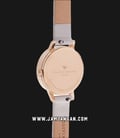 Olivia Burton Bee OB16EM06 Embroidered London Ladies Multicolor Dial Off White Leather Strap-2