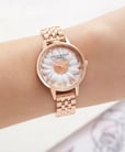 Olivia Burton OB16FS102 3D Daisy Ladies Dual Tone Dial Rose Gold Stainless Steel-3
