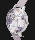 Olivia Burton Marble Floral OB16MF05 Flower Printed Dial Lilac Leather Strap-1