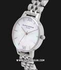 Olivia Burton OB16MOP02 Ladies White Mother of Pearl Dial Silver Stainless Steel Strap-1
