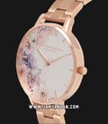 Olivia Burton OB16PP38 Watercolour Florals Multicolor Dial Rose Gold Stainless Steel-1