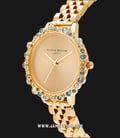 Olivia Burton Bejewelled OB16US30 Limited Edition Gold Dial Gold Stainless Steel Strap-1