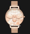Olivia Burton OB16VM26 Abstract Florals Dual Tone Dial Rose Gold Stainless Steel-0