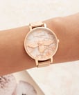 Olivia Burton OB16VM26 Abstract Florals Dual Tone Dial Rose Gold Stainless Steel-3