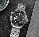 Omega Seamaster 21030422001001 Diver 300M Co-Axial Master Chronomaster Black Dial Steel Strap-4