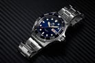 Orient Blue Ray II FAA02005D Automatic Diver Navy Dial Stainless Steel Strap-3